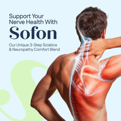 Sofon capsules close-up highlighting daily nerve health support.