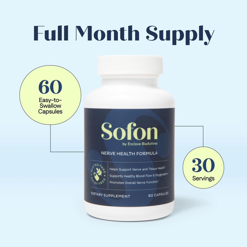 Lifestyle shot featuring Sofon for balanced wellness and activity.