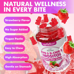 SoftBear Inositol Gummies pack shot for everyday wellness