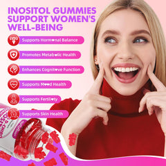 SoftBear Inositol Gummies vegan and sugar-free jar for clean wellness