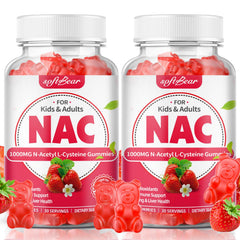 softbear NAC gummies 2-pack bottle for daily family use