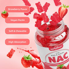 softbear NAC gummies non-GMO gluten-free and vegan