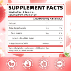 softbear NAC gummies strawberry flavor appealing to kids for daily enjoyment