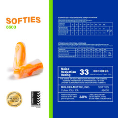 Softies bright orange packaging for quick visibility