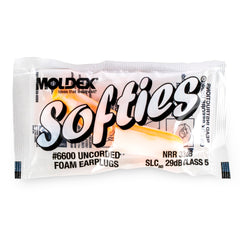 Softies Moldex earplugs rated at 33dB NRR for noise reduction