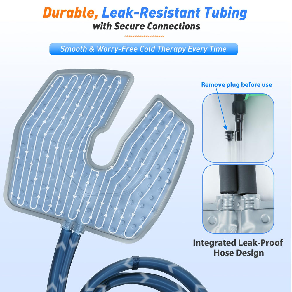 Sohveta Ice Machine durable leak-resistant tubing minimizes spills