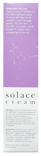 Solace Eczema Cream jar close-up emphasizing soothing, fragrance-free formula for daily use