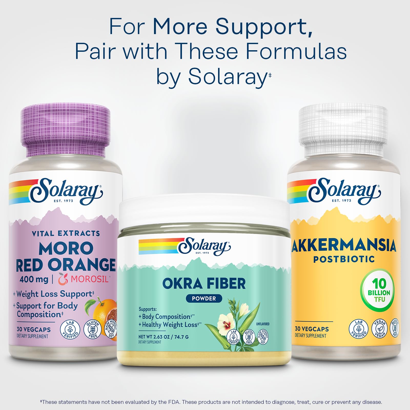 SOLARAY Akkermansia Postbiotic sustainable packaging supports eco-friendly use