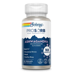 SOLARAY Ashwagandha capsules with 18x absorption for stress support