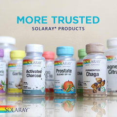 SOLARAY Bio CoQ-10 bottle and capsules in a cabinet for easy daily use.