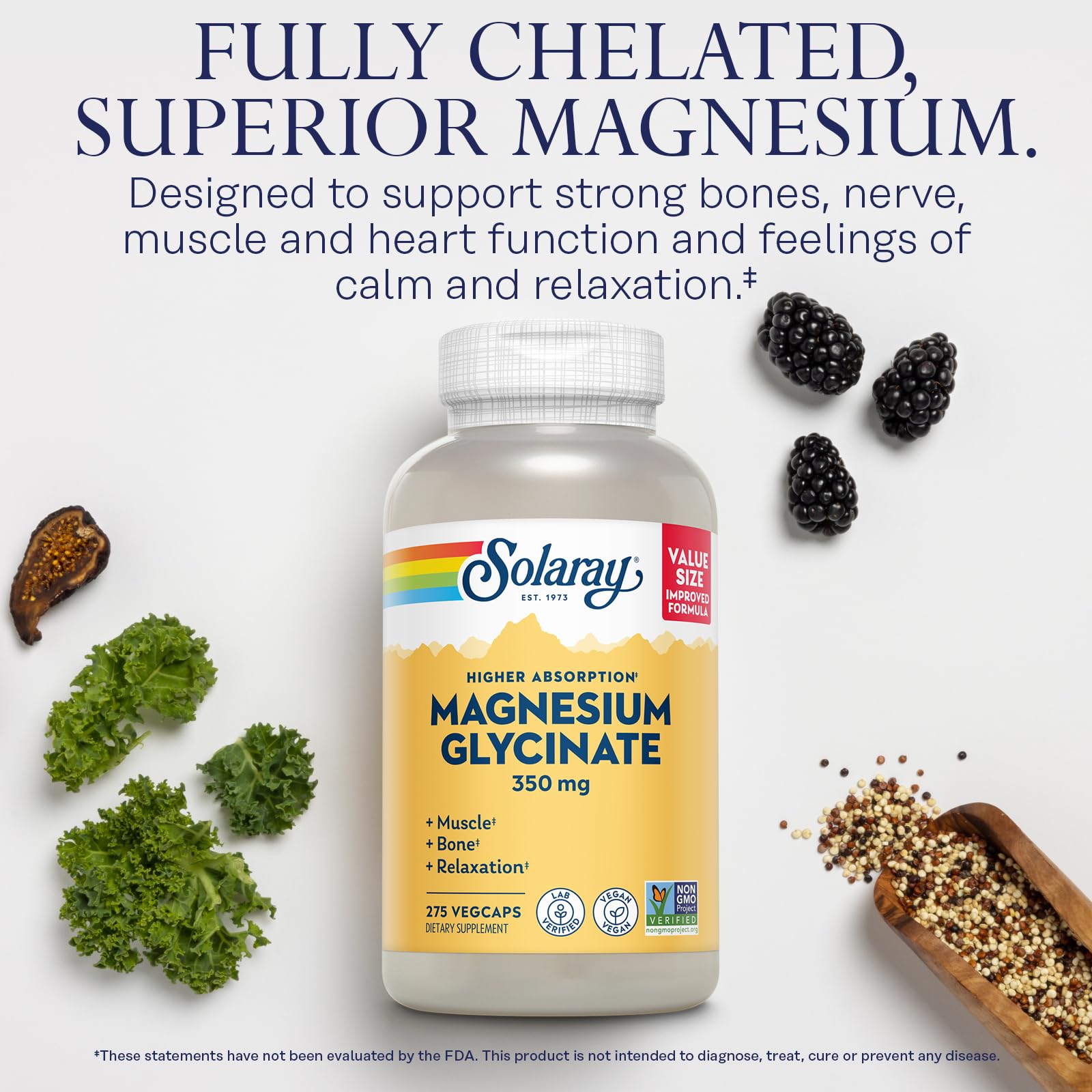 SOLARAY BioPerine inclusion highlighted for enhanced absorption