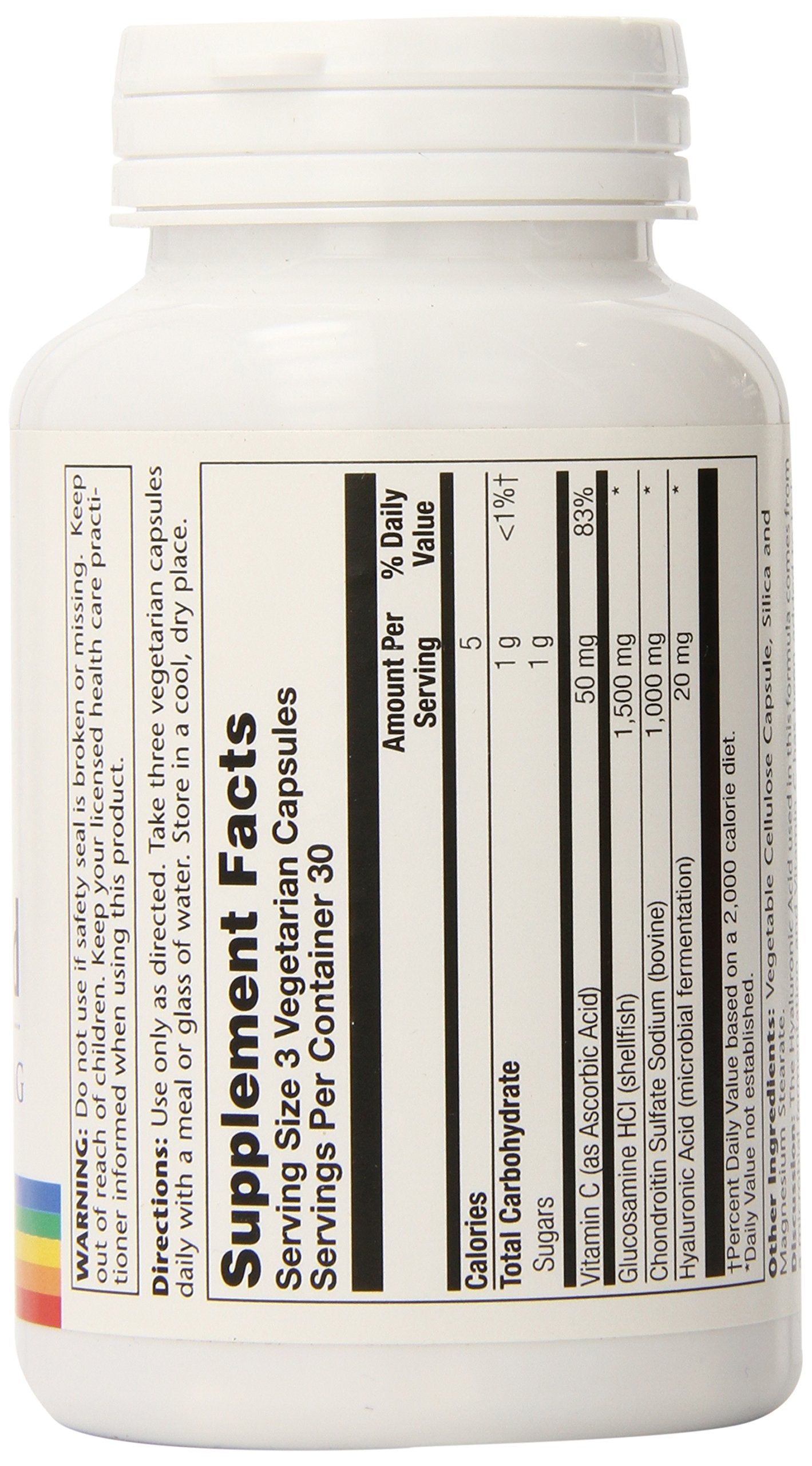 SOLARAY bottle displayed on shelf for convenient daily use.