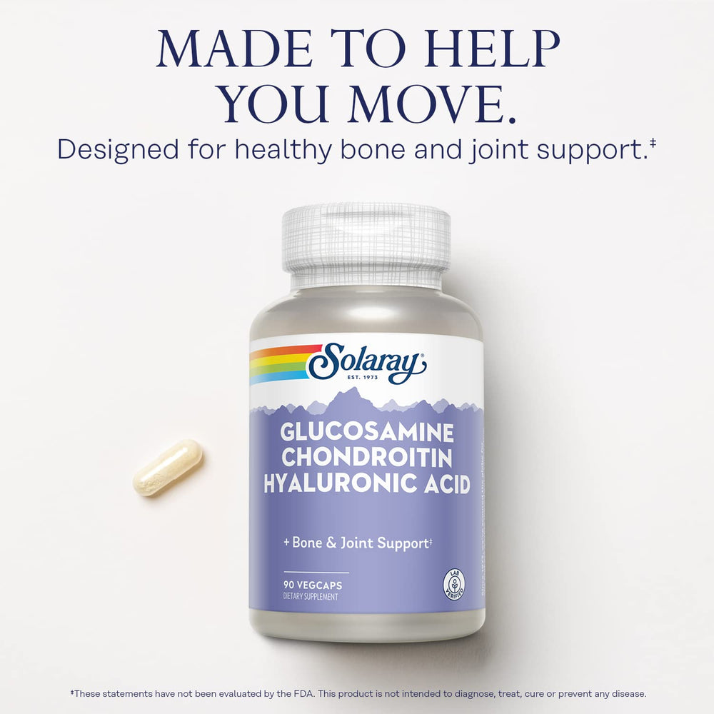 SOLARAY bottle being poured to illustrate daily dosing.