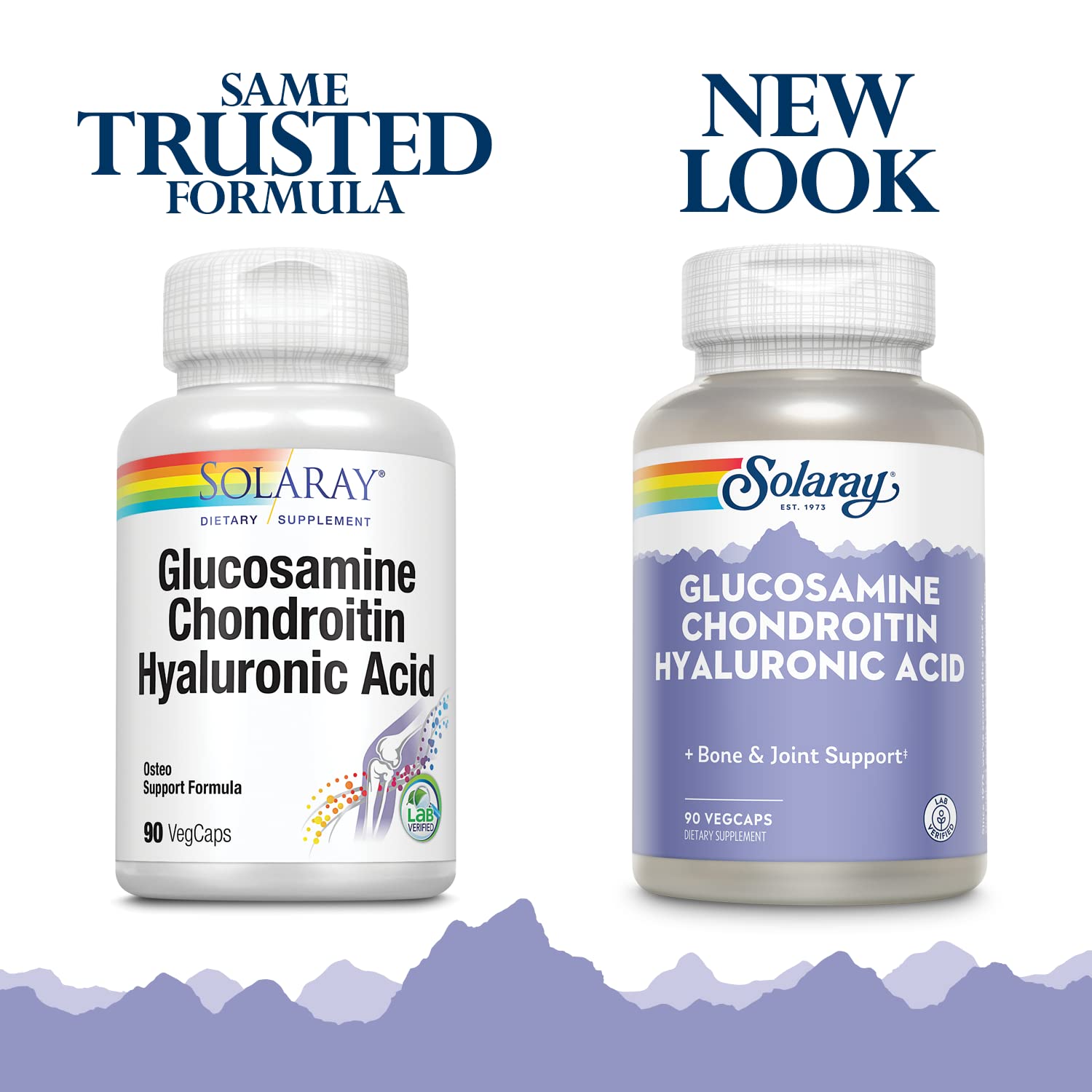 SOLARAY capsules close-up showing smooth texture for easy swallowing.
