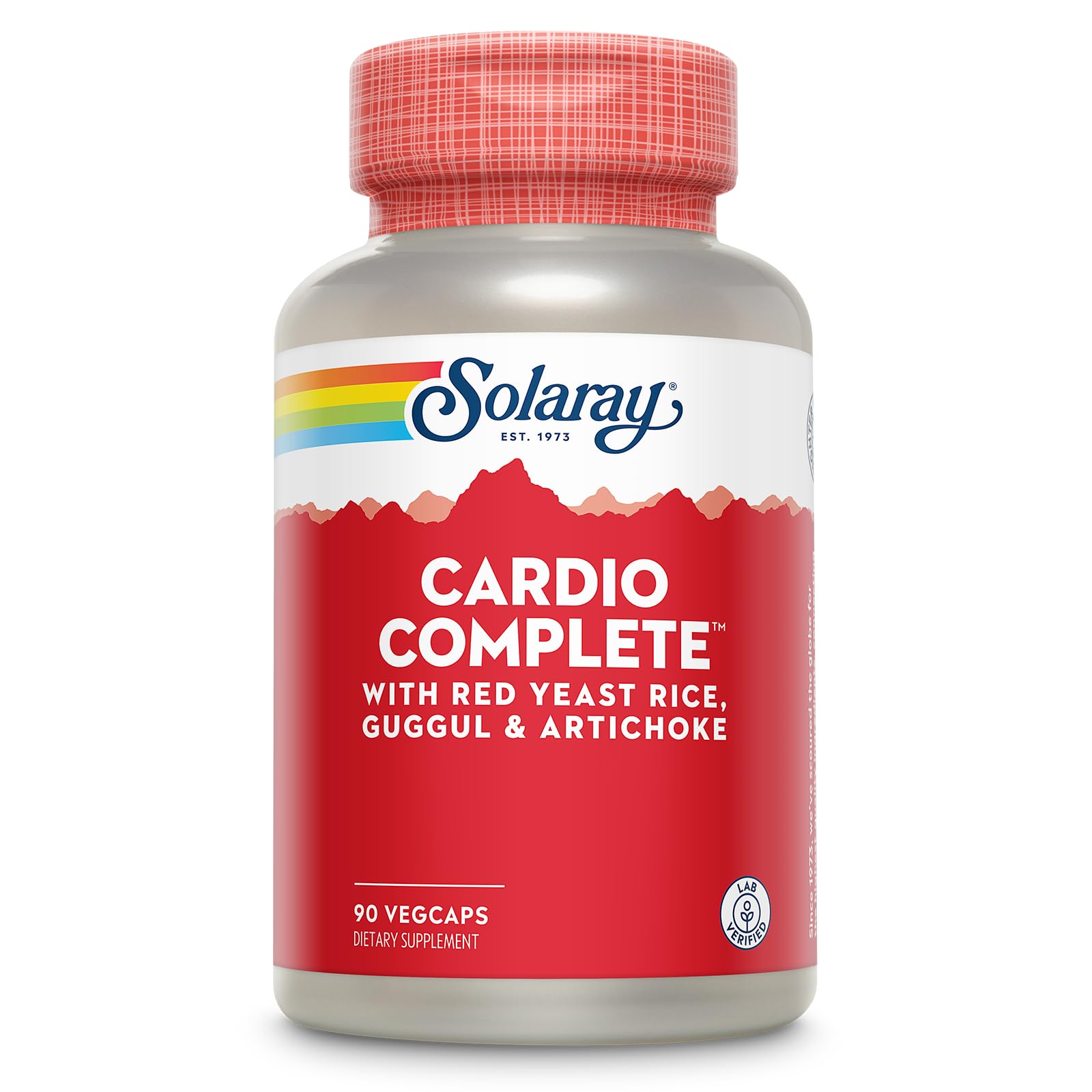 SOLARAY Cardio Complete bottle front view for everyday heart support