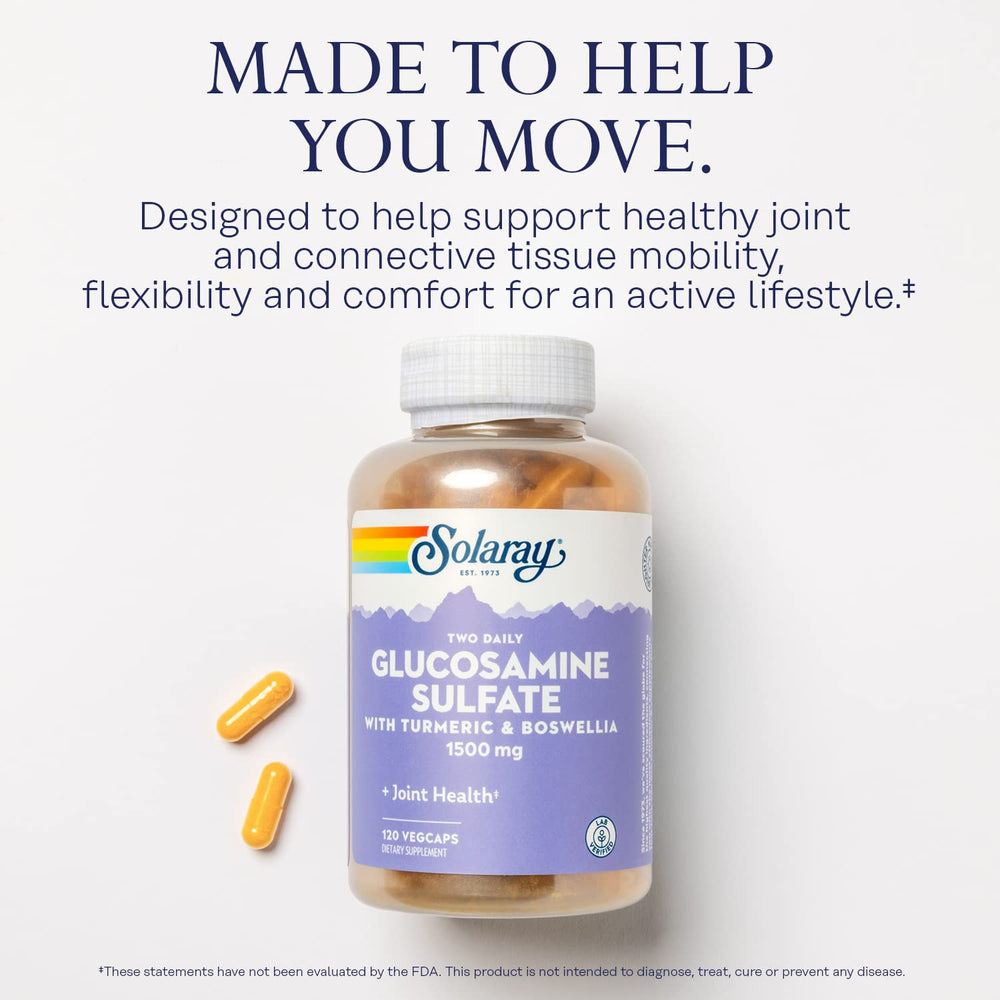 SOLARAY Joint mobility support visual suggesting flexibility and active lifestyle