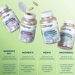 SOLARAY Liposomal Multivitamin in lab testing environment for purity and potency.