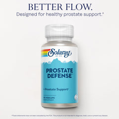 Solaray Prostate Defense label highlighting key ingredients