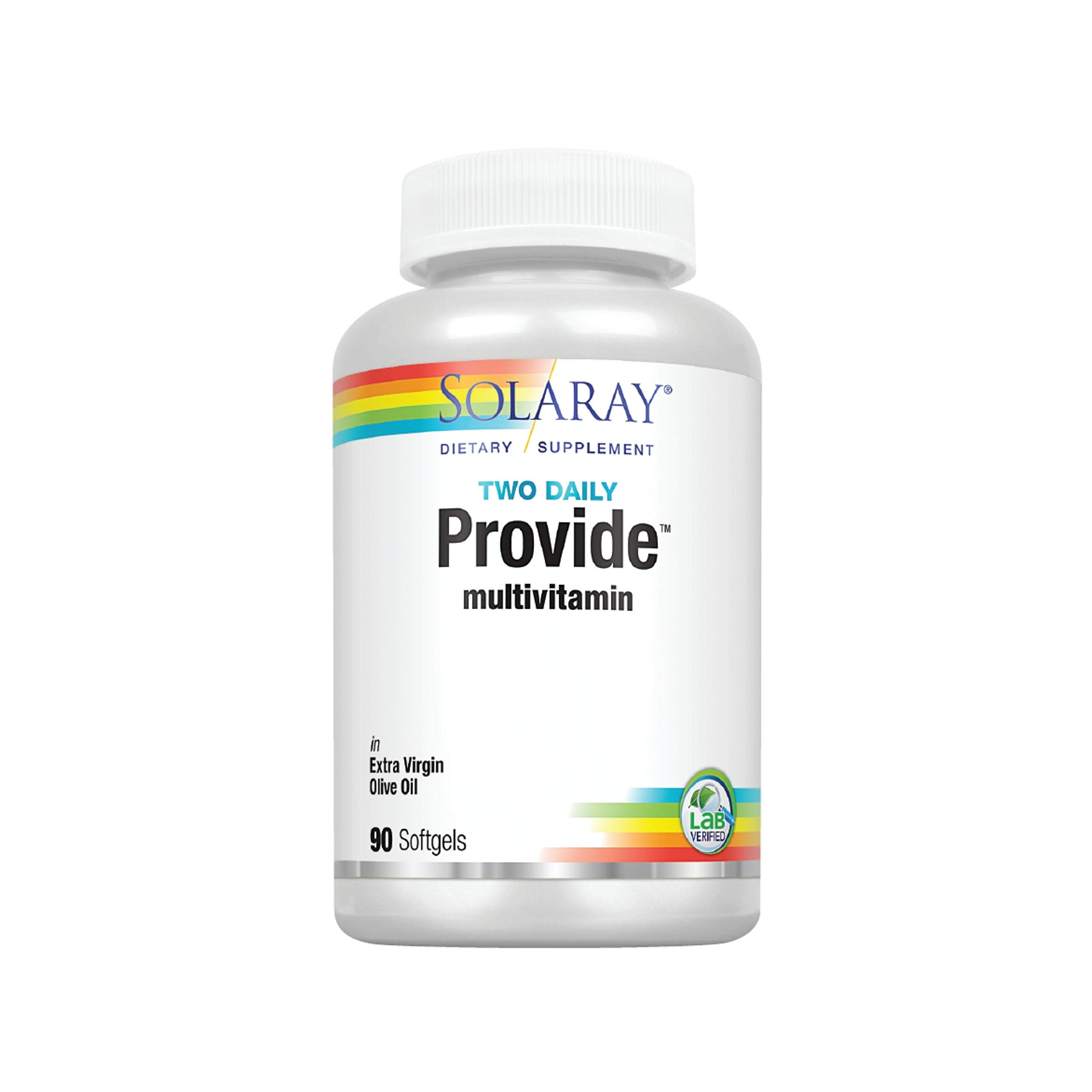 SOLARAY Provide Multivitamin bottle pour for quick daily intake