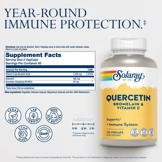 SOLARAY QBC Plex label close-up, showing non-GMO vegan formulation for clean supplementation