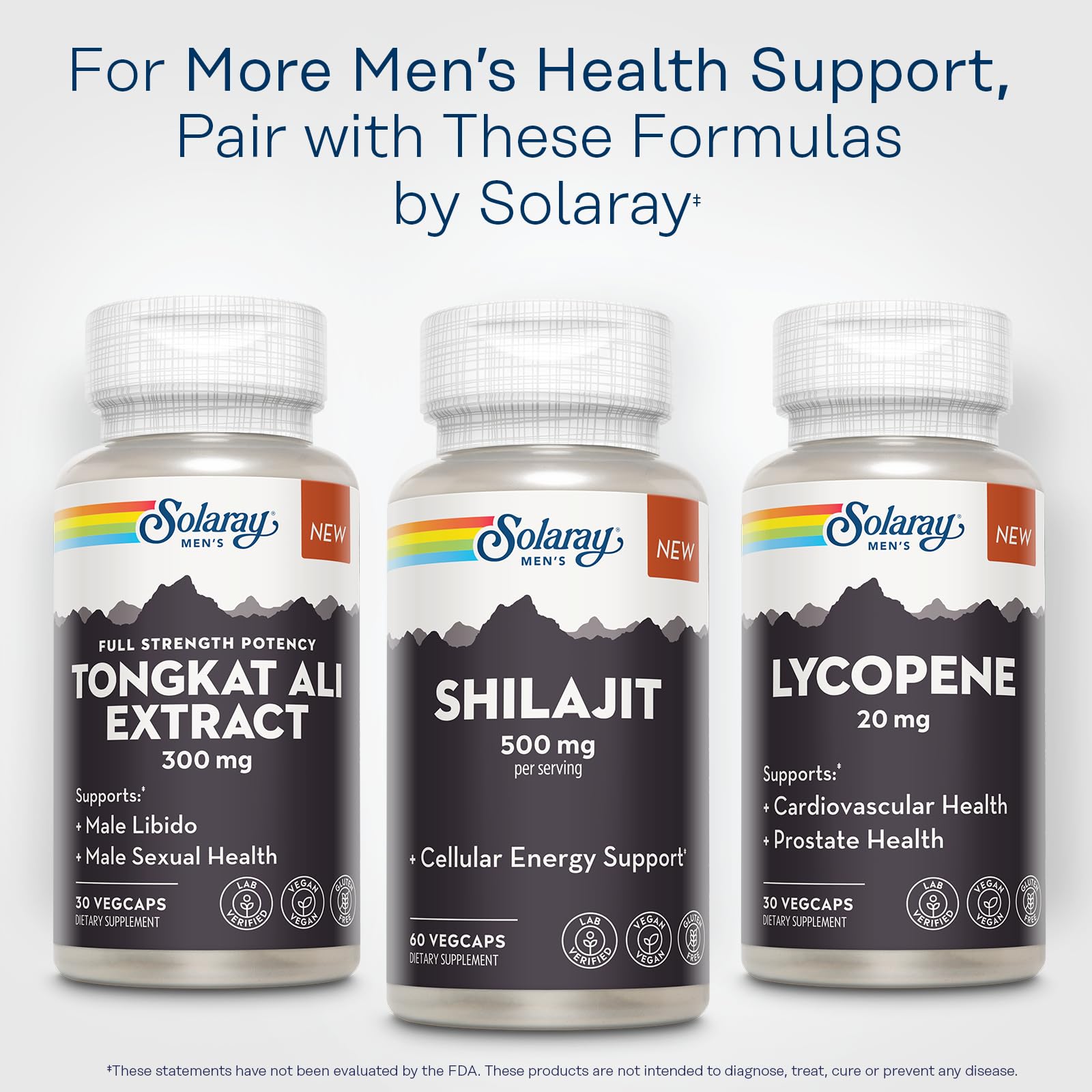 SOLARAY Shilajit bottle on kitchen counter suggesting daily routine use