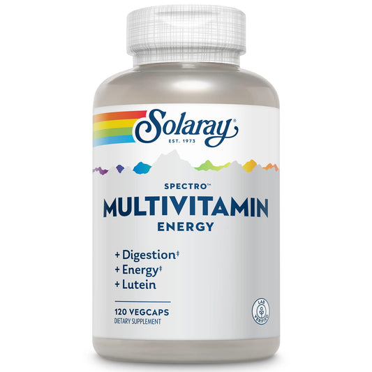 SOLARAY Spectro Energy bottle front for daily energy support.