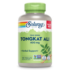 SOLARAY Tongkat Ali 400 mg, botella para vitalidad diaria