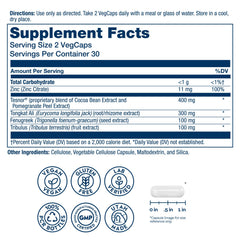 SOLARAY Tongkat Ali extract capsules close-up, suggesting libido and energy support possibilities.