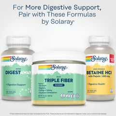 SOLARAY Triple Fiber Powder recycled bottle packaging for eco-friendly choice.