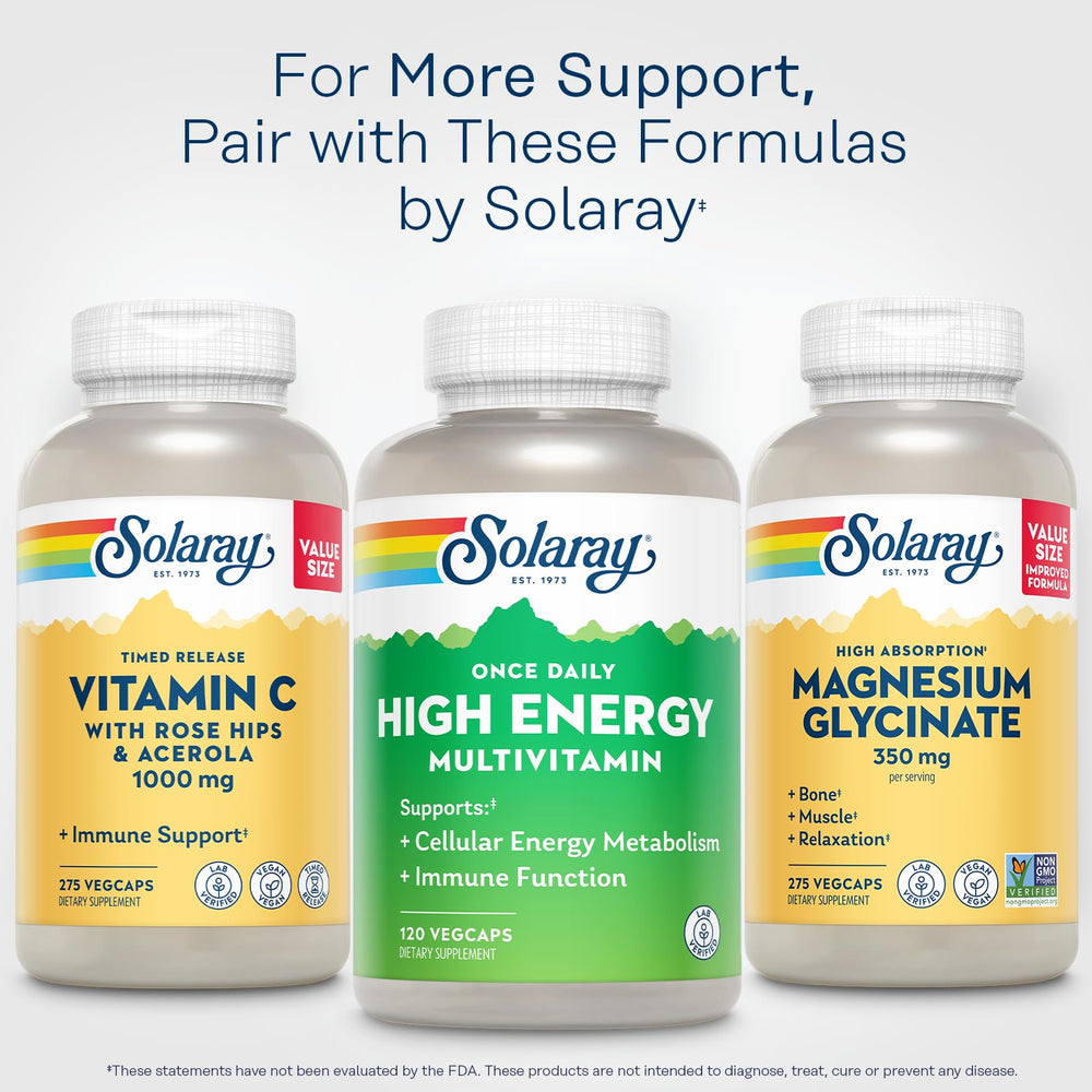 SOLARAY facility lab testing underscores product quality and safety.