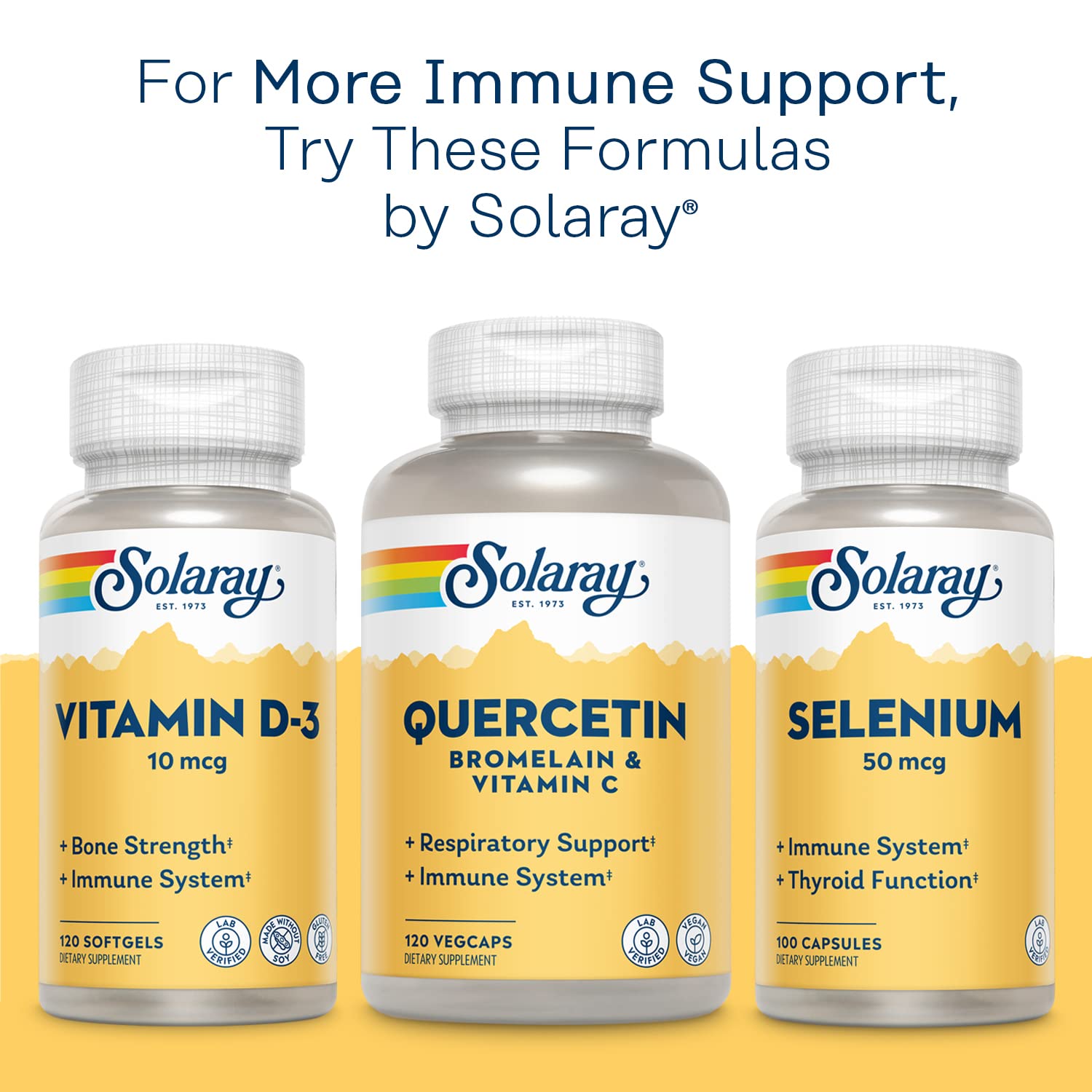 SOLARAY Zinc label and packaging highlighting the vegan capsule option