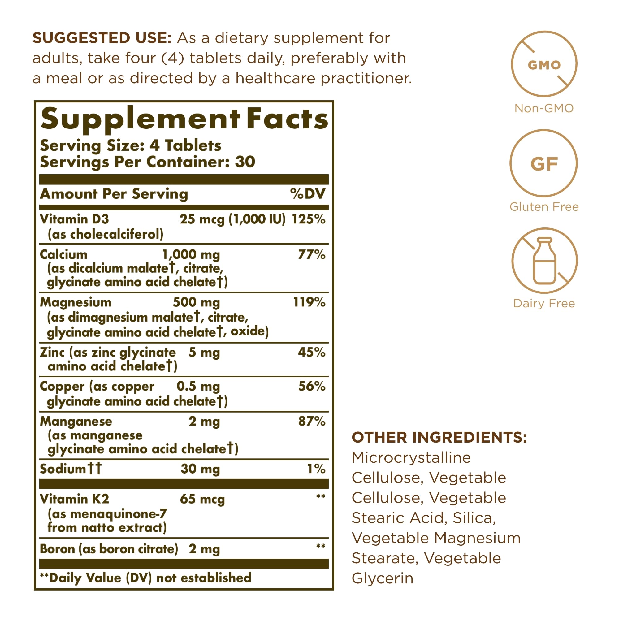 Solgar Advanced Calcium Complex pack-3 image emphasizing convenient multi-pack for daily use