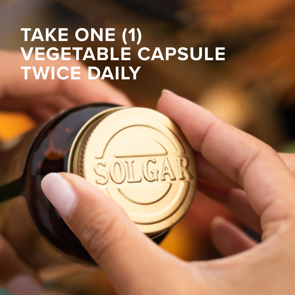 Solgar Alpha Lipoic Acid 200 mg capsules for daily antioxidant support.