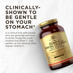 Solgar Ester-C Plus 1000mg gluten-free icon on packaging