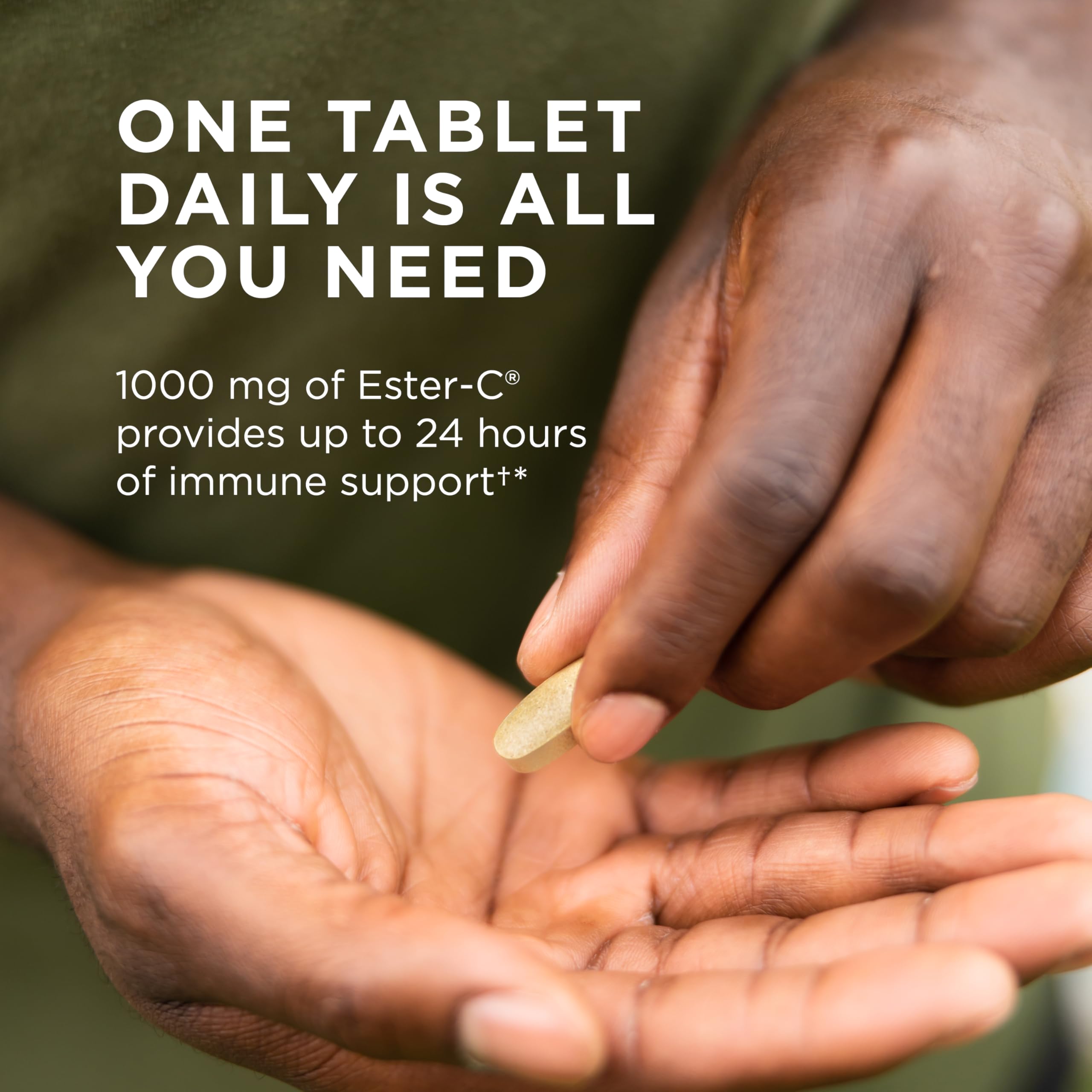 Solgar Ester-C Plus 1000mg ingredients list with calcium ascorbate complex