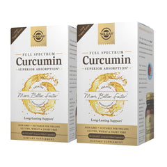 Solgar Full Spectrum Curcumin LiCap bottle front showing premium packaging for daily vitality