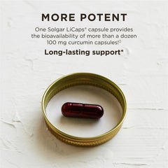 Solgar Full Spectrum Curcumin LiCap two-bottle pack for extended supply