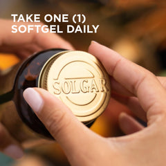 Solgar Megasorb CoQ-10 boxed packaging highlighting gluten-free and dairy-free formula