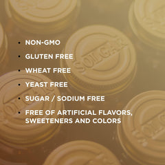 Usage guide showing one daily serving of Solgar Quercetin Complex with Ester-C Plus