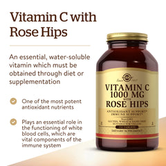 Solgar Rose Hips fruit ingredient for natural vitamin C boost