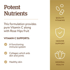 Solgar Vitamin C 1500 mg pills in a daily-use context.