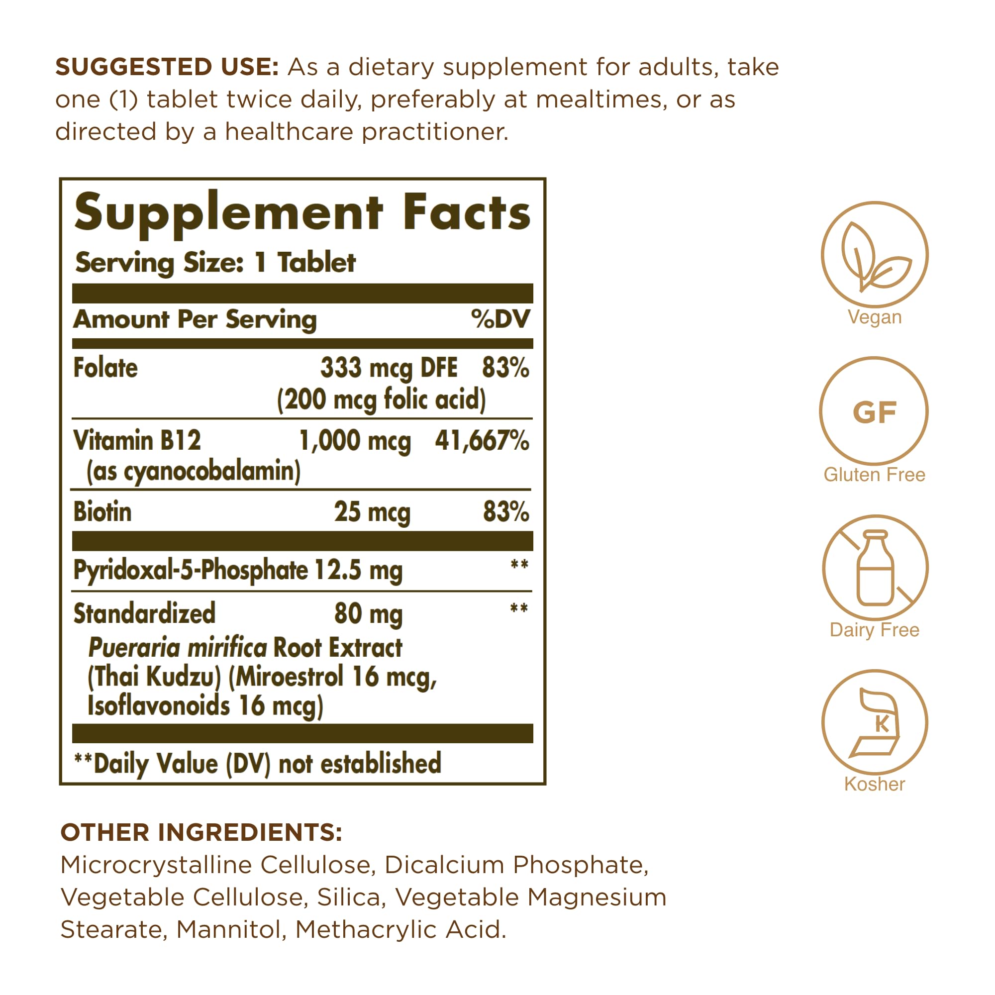 Solgar Women’s Balancing Formula two-pack image showing convenient daily servings.