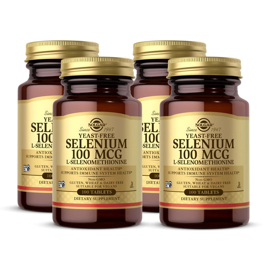 Solgar yeast-free selenium 100 mcg bottle supports daily antioxidant routine