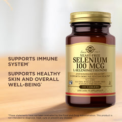 Solgar yeast-free selenium gluten-free and dairy-free for sensitive diets