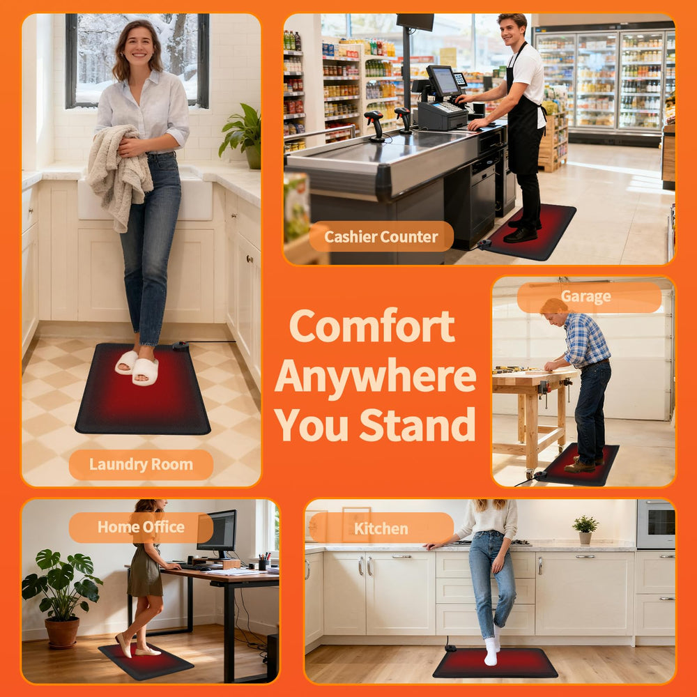 SoliSnug waterproof, easy-clean heating mat surface simplifies maintenance after spills