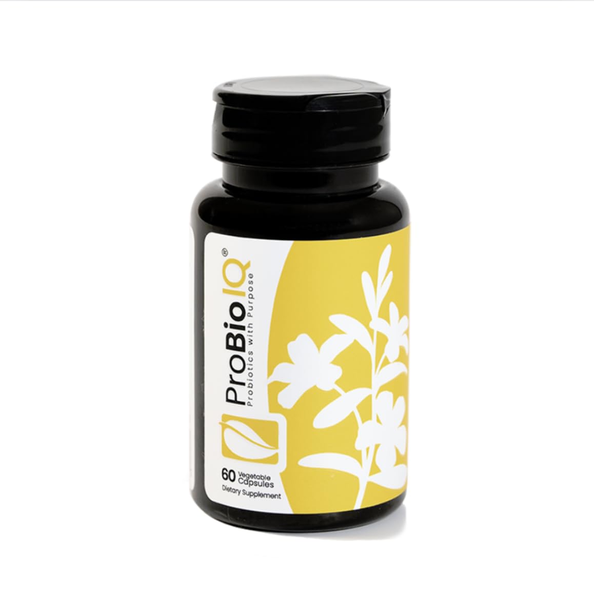 Solle Naturals Solle ProBio IQ bottle front showing packaging for daily use and portability