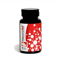 Solle NeuroIM bottle label highlighting adaptogen blend for daily focus.