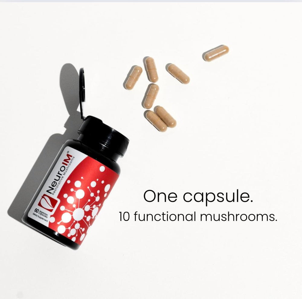 Solle NeuroIM bottle on a desk illustrating everyday wellness routines.