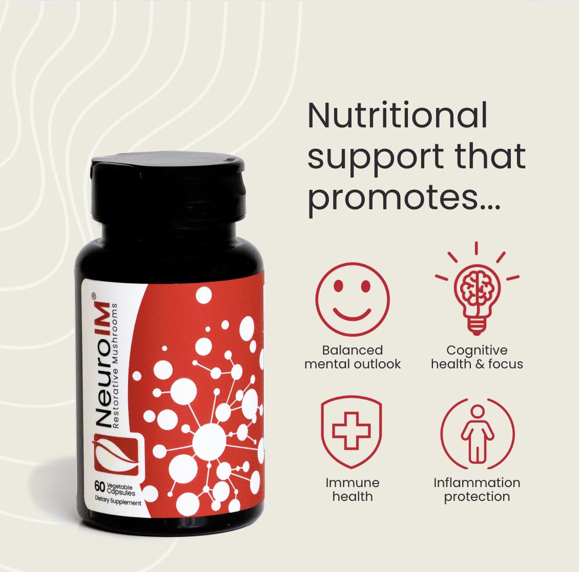 Solle NeuroIM capsules lined up suggesting a calm, focused day.