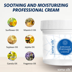 Soma Silk Calendula-Jojoba Oils Blend nourishes skin while easing massage movements